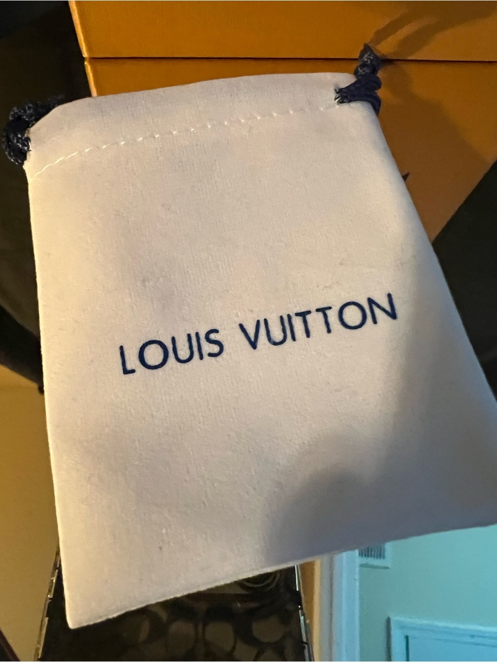 Louis Vuitton Pink & White Monogram LV Logo Bag Charm Box & Dust Bag Included - Picture 5 of 9